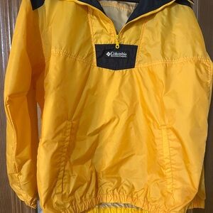 Columbia Kids Yellow Raincoat with Black Accents